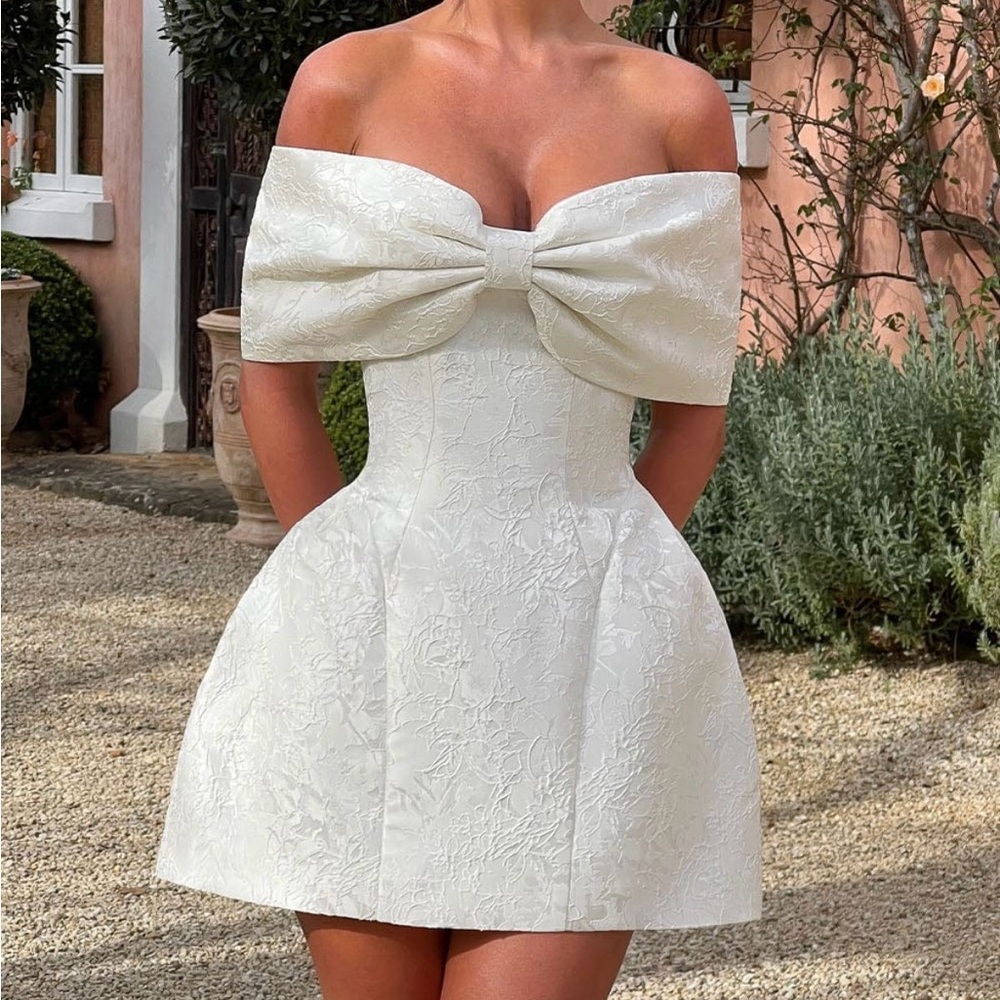 Baby Boo RAQUEL MINI DRESS - IVORY